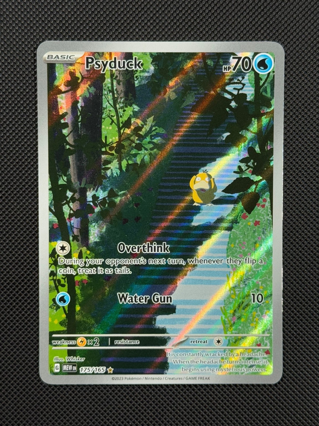 Pokémon Cards Psyduck 175/165 Pokemon 151 Scarlet & Violet IR Holo Rare1