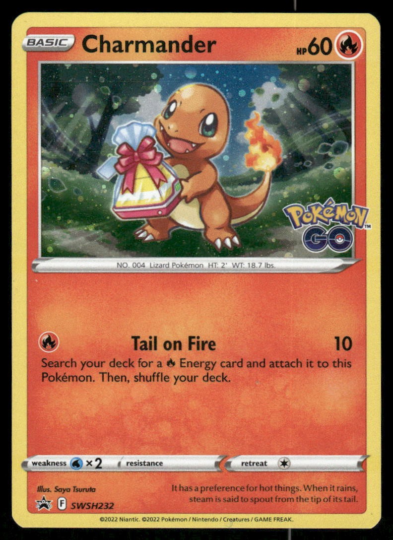 Pokemon Cards Charmander SWSH232 SWSH Black Star Promo NM0