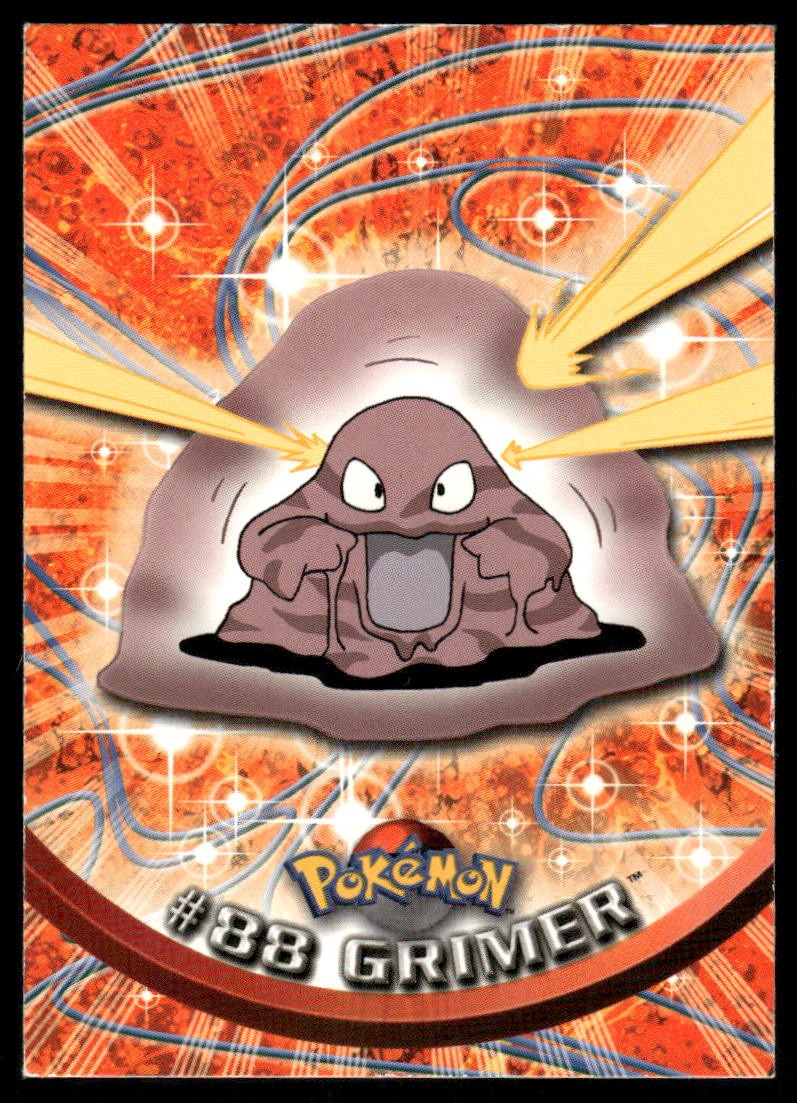 Pokemon Cards Grimer #88 Topps Trading Cards Series 2 NM *10