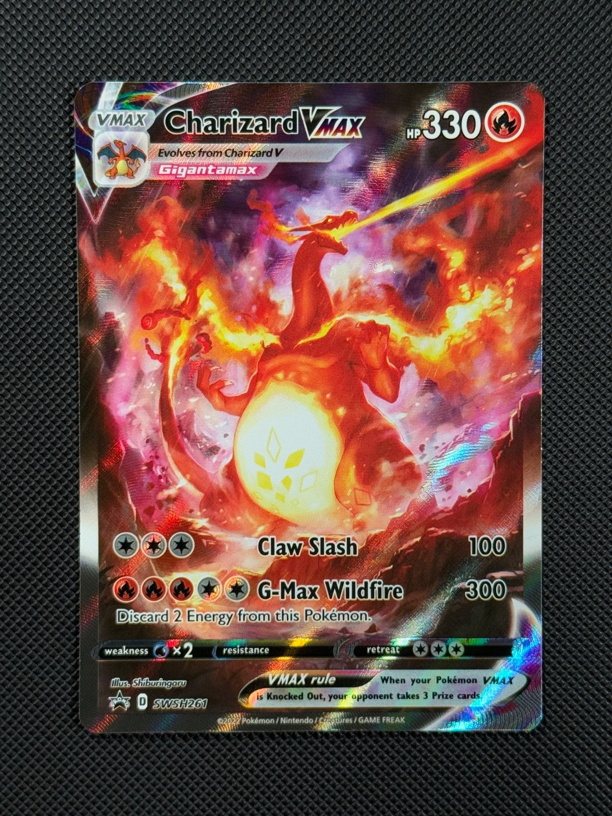 Pokémon Cards Charizard VMAX SWSH261 Sword & Shield Promo Holo Rare1