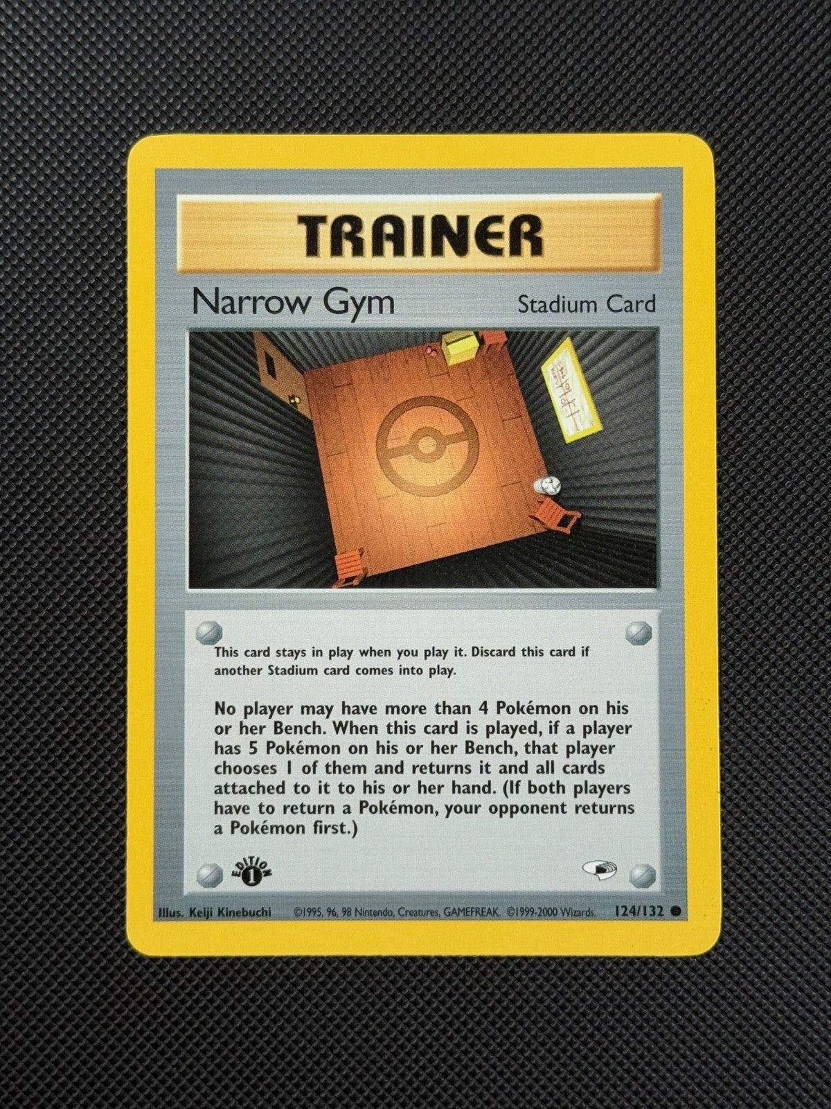 Pokémon Cards Narrow Gym 124/132 1ST EDITION Gym Heroes WOTC Common1