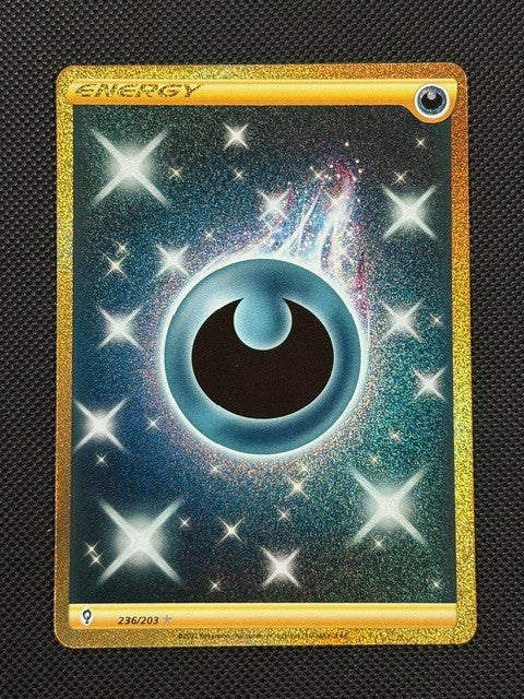 Dark Energy 236/203 GOLD SECRET RARE Pokémon Card Evolving Skies Holo NM0