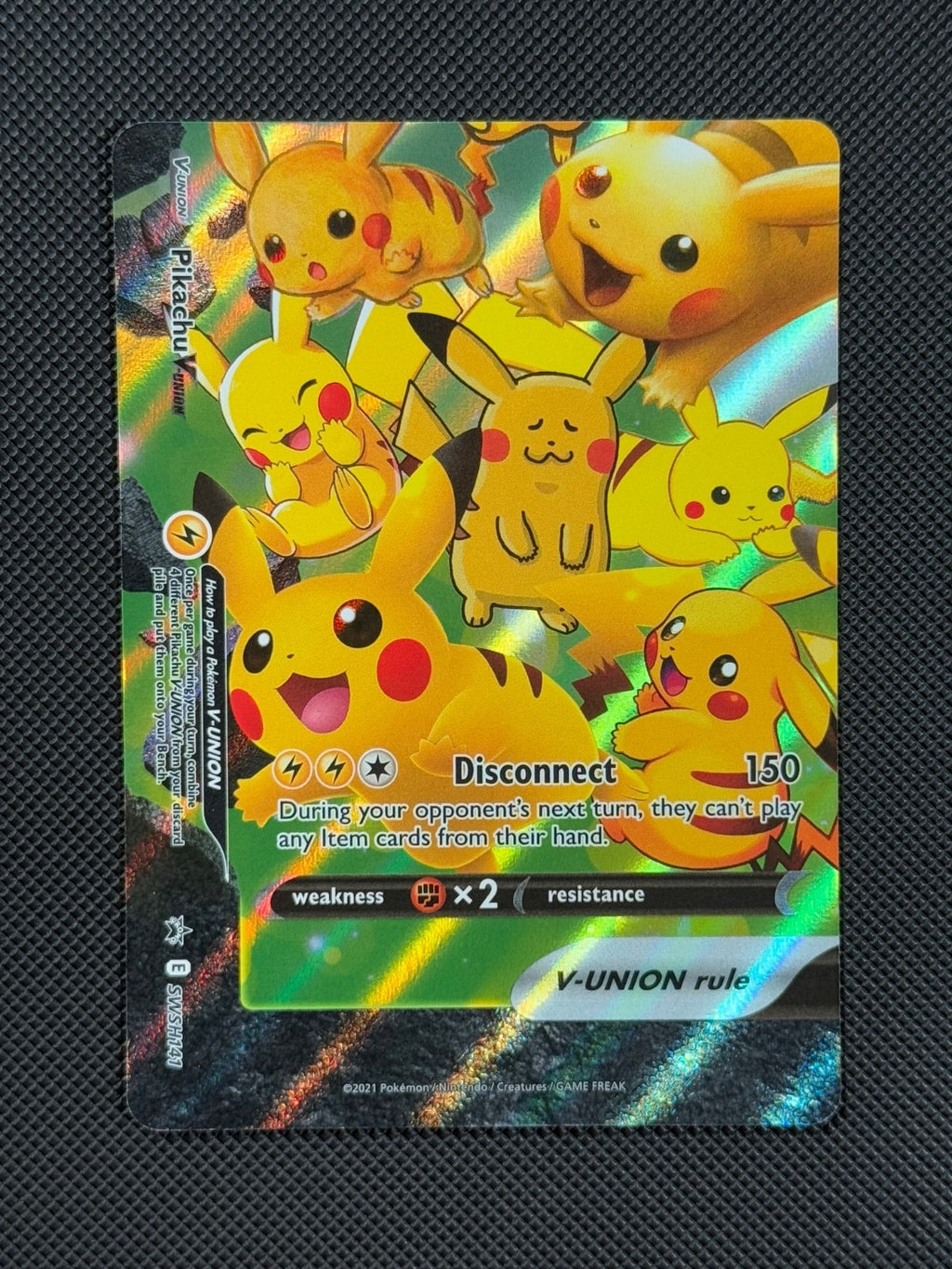 Pokémon Cards Pikachu VUNION SWSH139 140 141 142 Sword & Shield Promo Holo Rare5