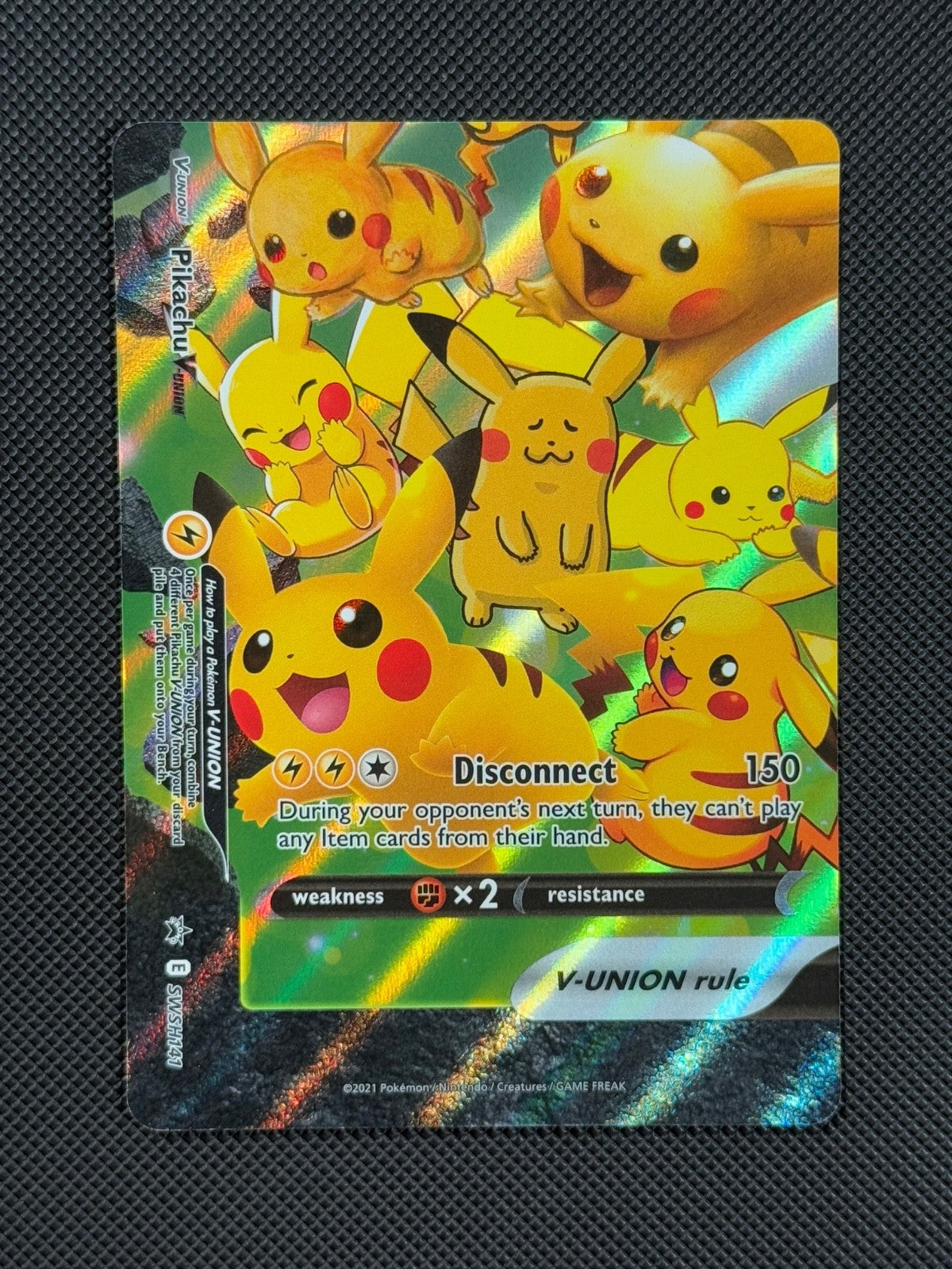 Pokémon Cards Pikachu VUNION SWSH139 140 141 142 Sword & Shield Promo Holo Rare5
