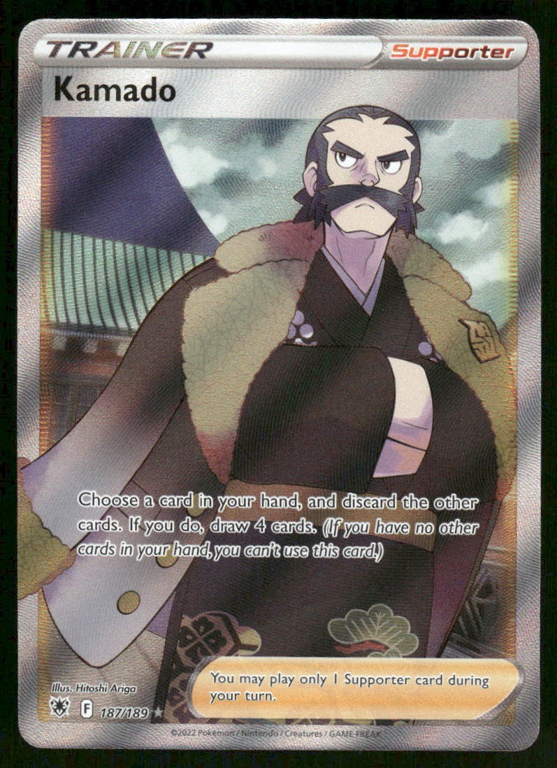 Pokemon Cards Kamado 187/189 Astral Radiance Rare Full Art Ultra NM0