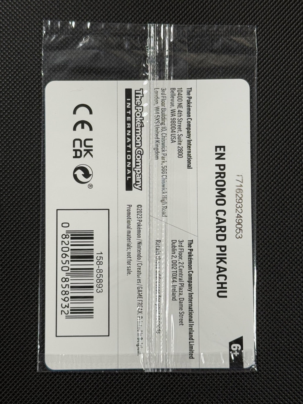 Pikachu 025/165 & Eevee 133/165 POKEMON TOGETHER Pokémon Card Sealed Poké Post3