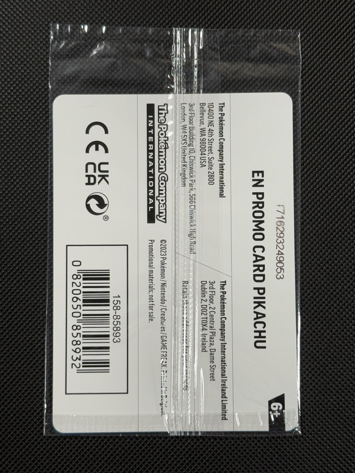 Pikachu 025/165 & Eevee 133/165 POKEMON TOGETHER Pokémon Card Sealed Poké Post3