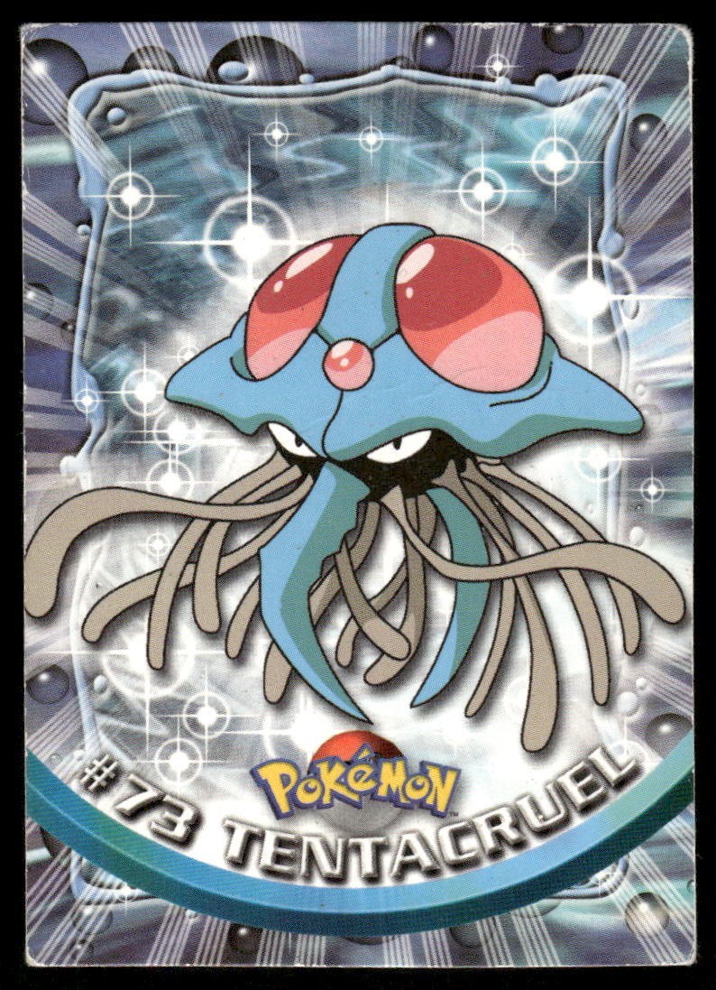 Pokemon Cards Tentacruel #73 Topps Trading Cards Series 1 LP *30