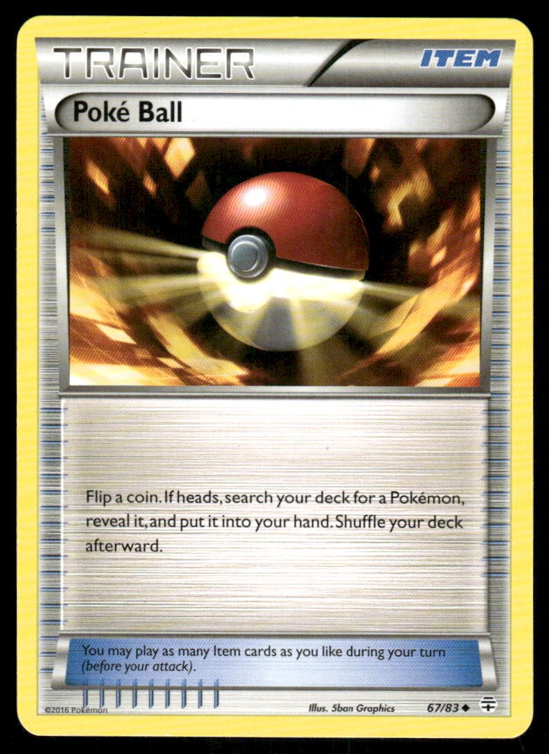 Pokemon Cards Poke Ball 67/83 Generations Uncommon NM0