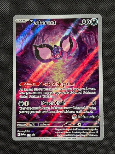 Pecharunt SVP129 BLACK STAR PROMO Pokémon Card Scarlet Violet Promo NM0