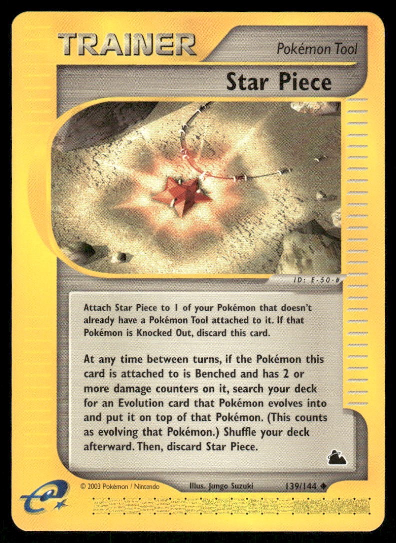Pokemon Cards Star Piece 139/144 Skyridge Uncommon NM0