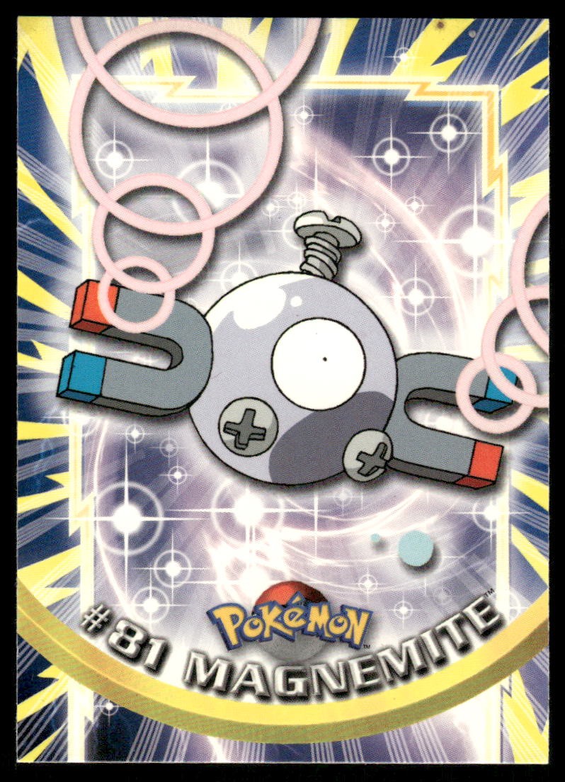 Pokemon Cards Magnemite #81 Topps Trading Cards Series 2 NM *20