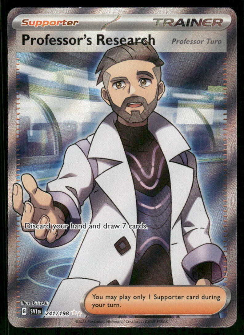 Pokemon Cards Professor's Research 241/198 Scarlet & Violet NM *20