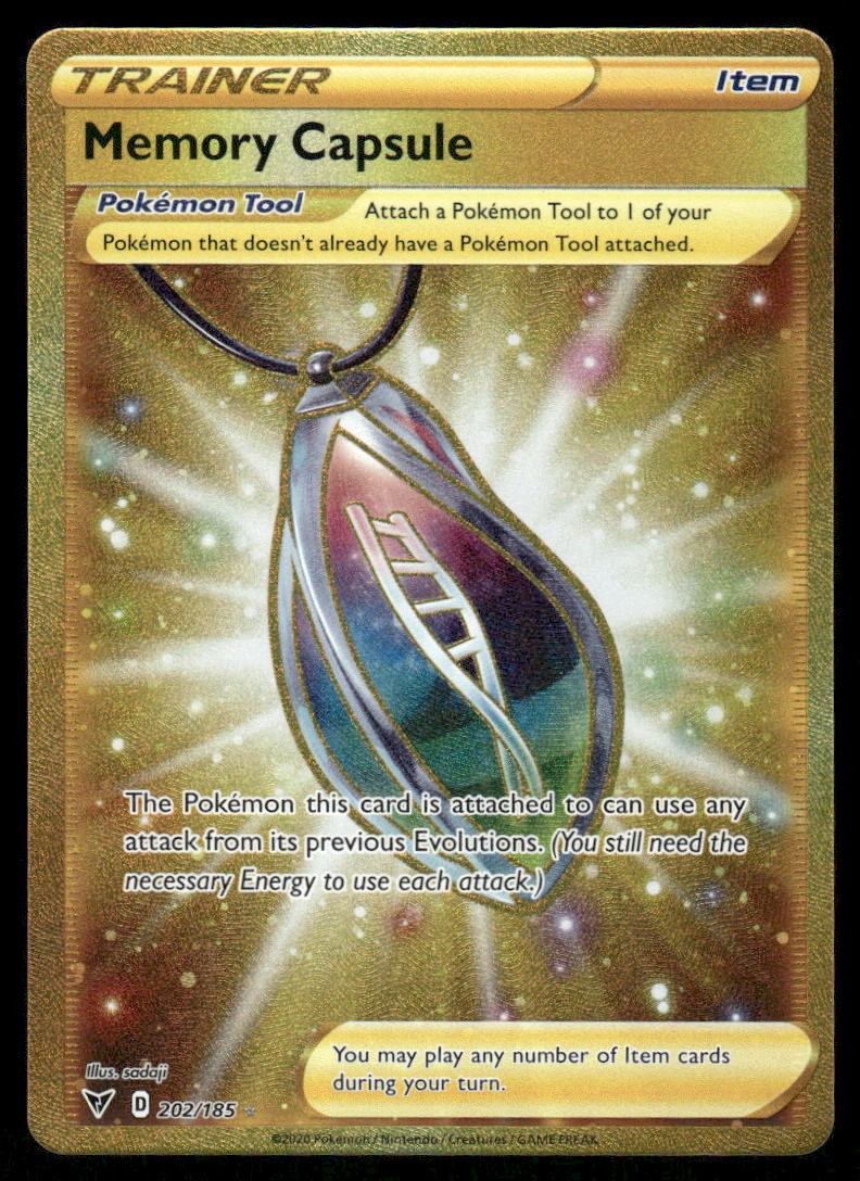 Pokemon Cards Memory Capsule 202/185 Vivid Voltage Secret Rare NM0