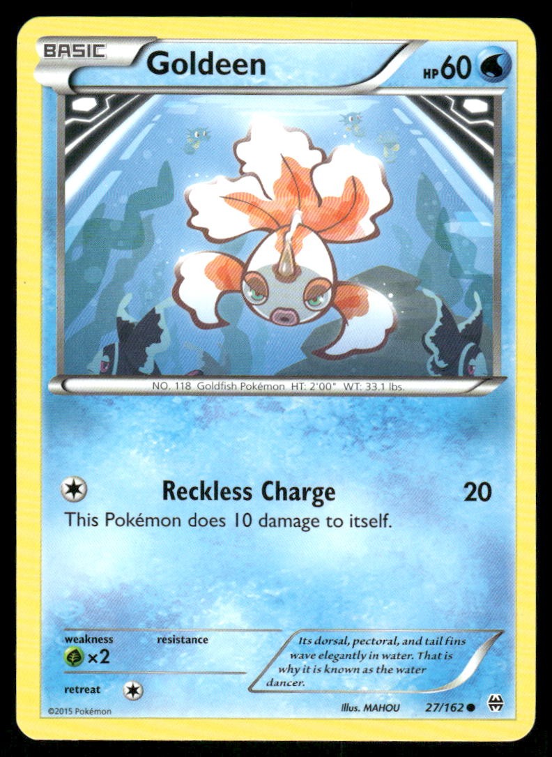 Pokemon Cards Goldeen 27/162 BREAKthrough XY Common NM0
