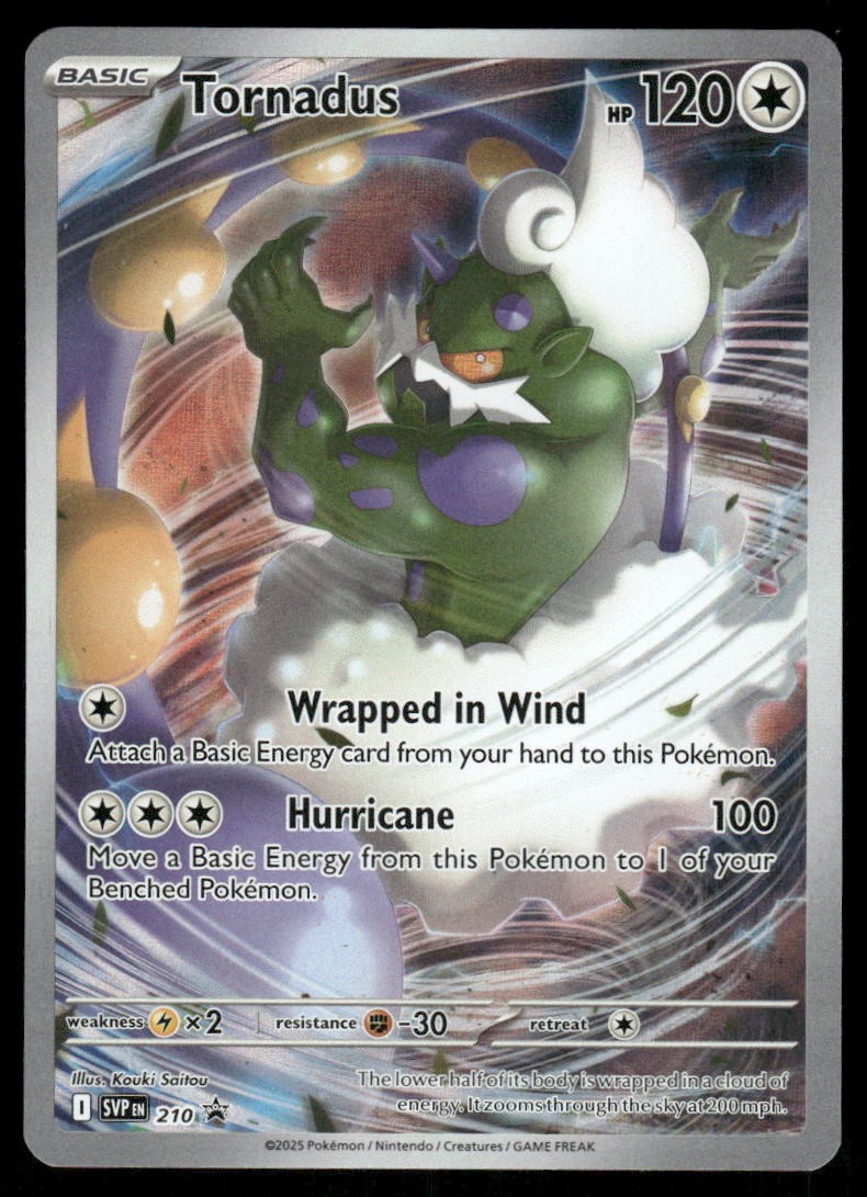 Pokemon Cards Tornadus 210 Scarlet & Violet Promo NM0
