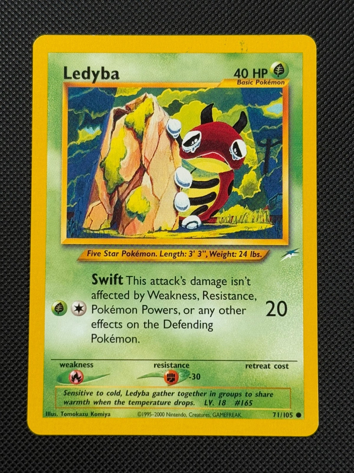 Ledyba 71/105 REGULAR Pokémon Card WOTC Neo Destiny Unlimited Common0