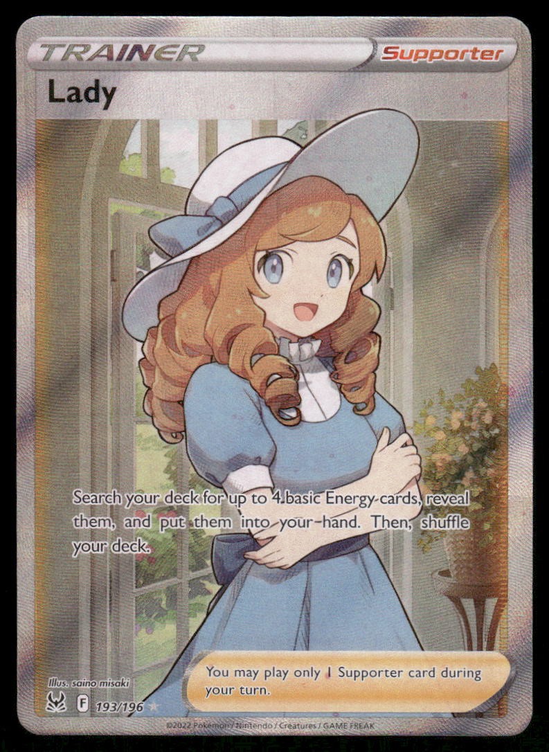 Pokemon Cards Lady 193/196 Lost Origin Rare Ultra NM *20