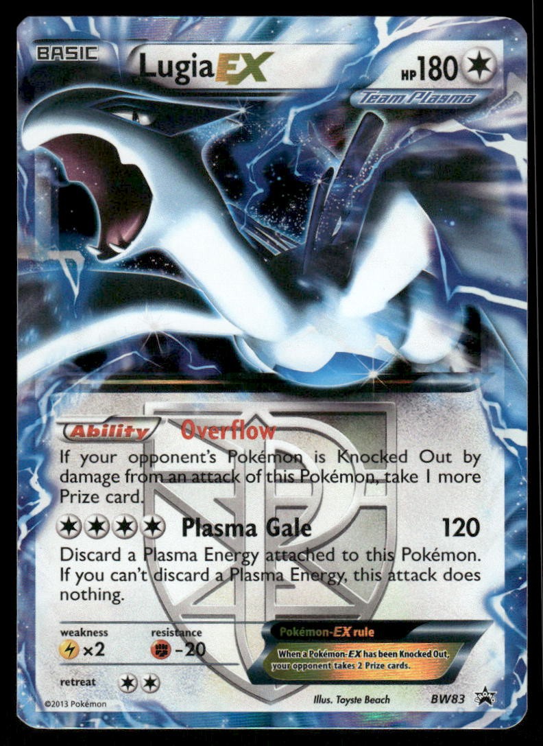 Pokemon Cards Lugia EX BW83 BW Black Star Promos Promo LP0