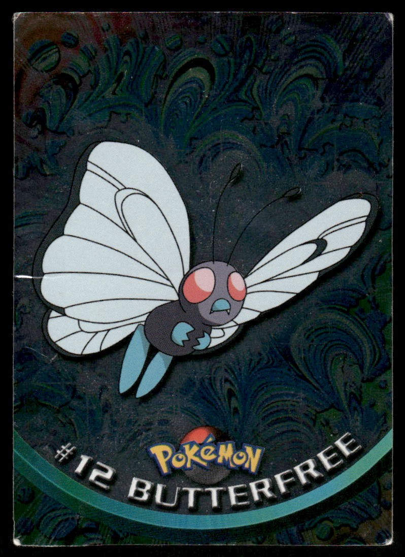 Pokemon Cards Butterfree #12 Topps Trading Cards Series 1 HP0
