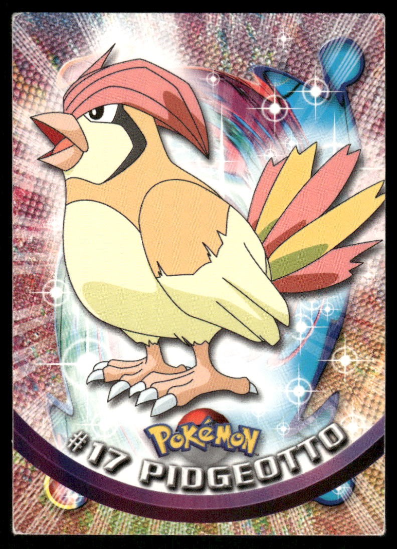 Pokemon Cards Pidgeotto #17 Topps Trading Cards Series 1 LP *20