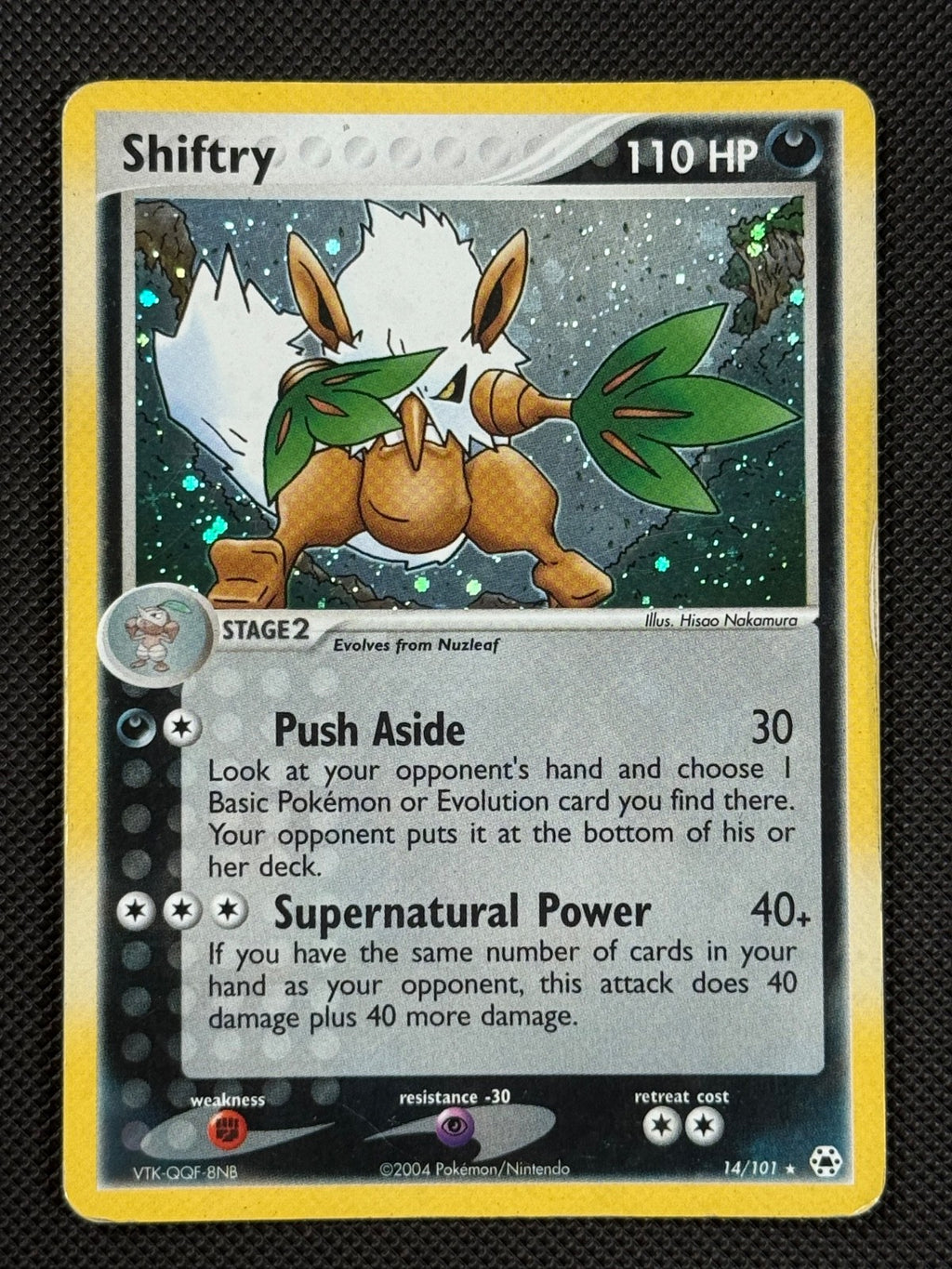 Shiftry 14/101 HOLO Pokémon Card EX Hidden Legends Holo Rare0