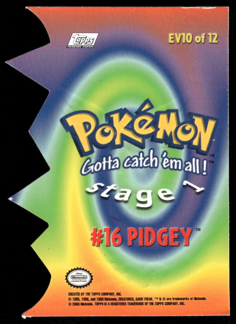 Pokemon Cards Pidgey #158 Topps Trading Cards Series 2 LP1
