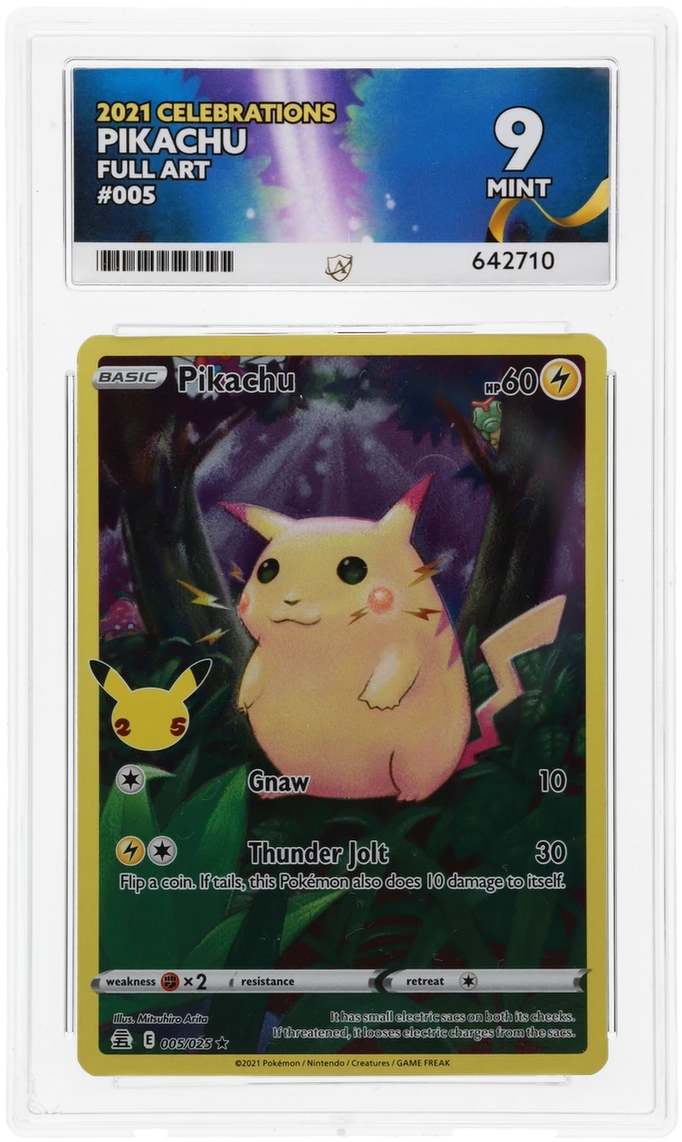Pokémon Cards Pikachu 005/025 ACE 9 Celebrations Classic Collection 0