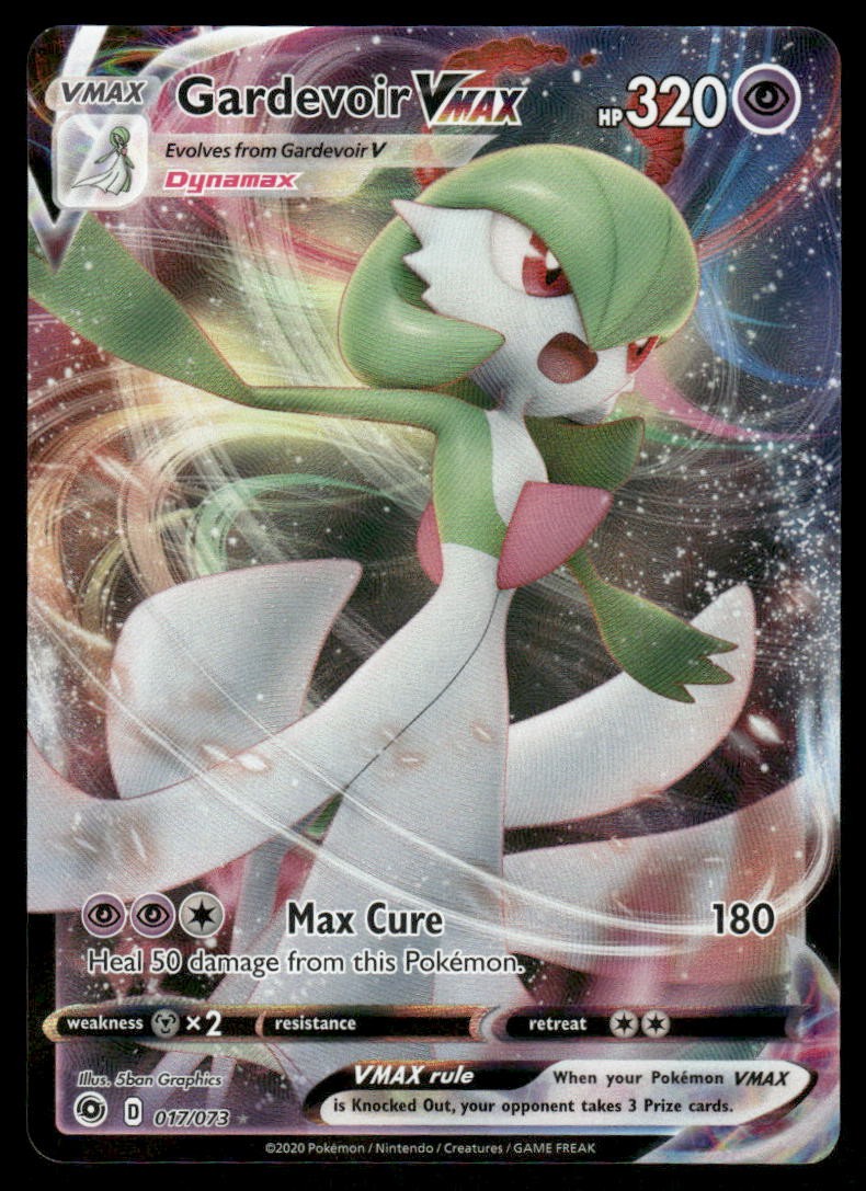 Pokemon Cards Gardevoir VMAX 017/073 Champion's Path Holo Rare VMAX NM0