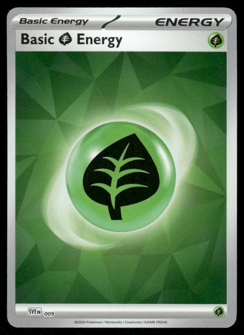 Pokemon Cards Basic Grass Energy 009 Scarlet & Violet Energies LP *20