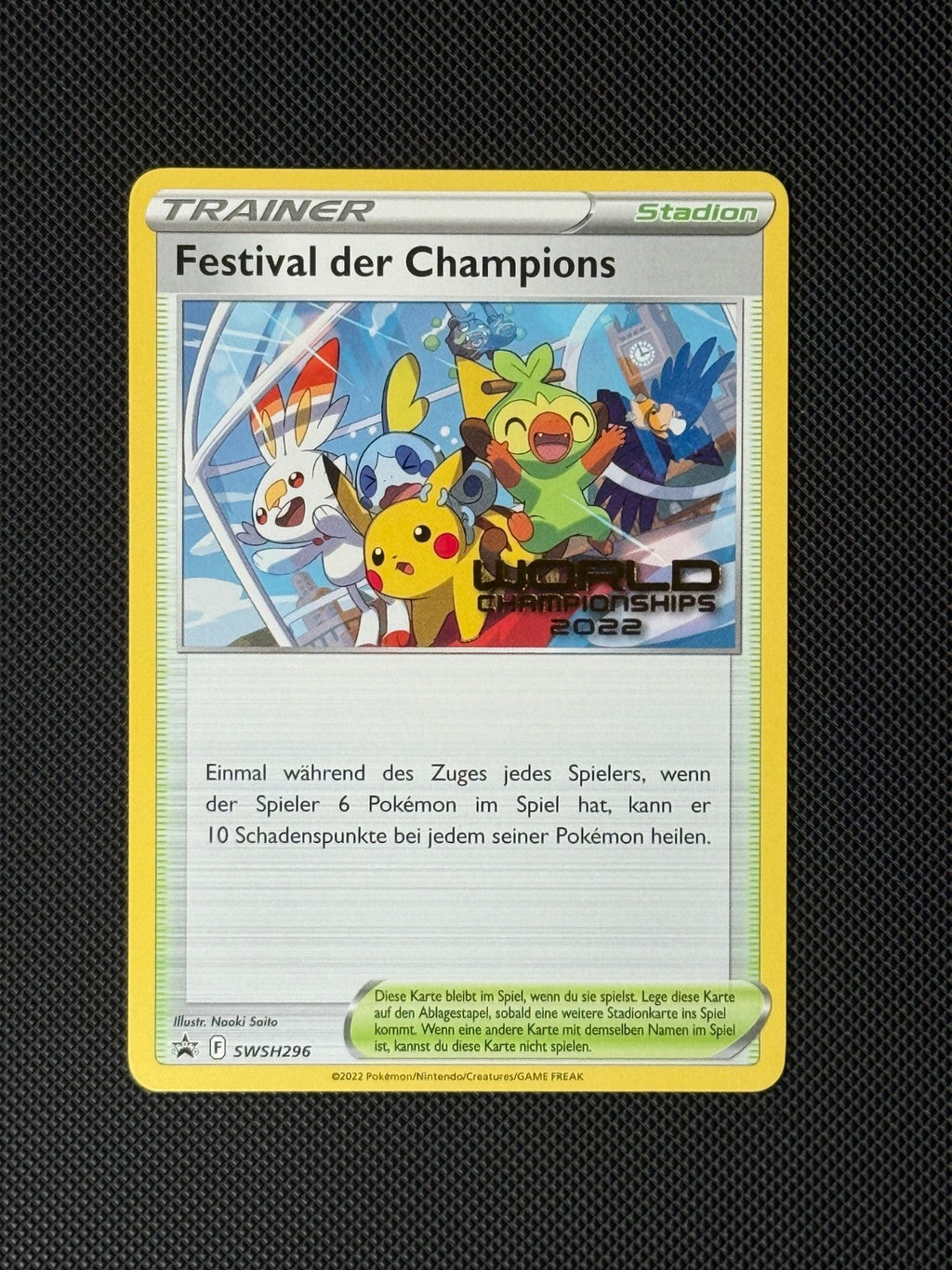 2022 Champion’s Festival World Championship Promo S-P German London Pokémon0