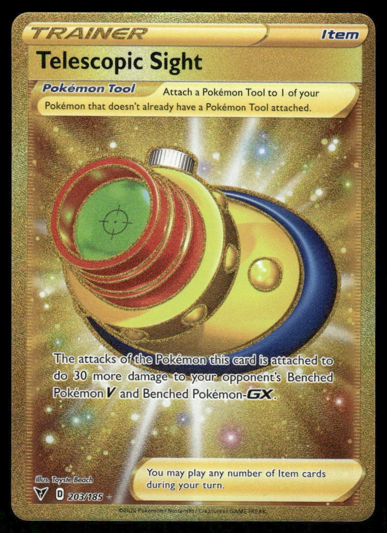 Pokemon Cards Telescopic Sight 203/185 Vivid Voltage Secret Rare NM *20