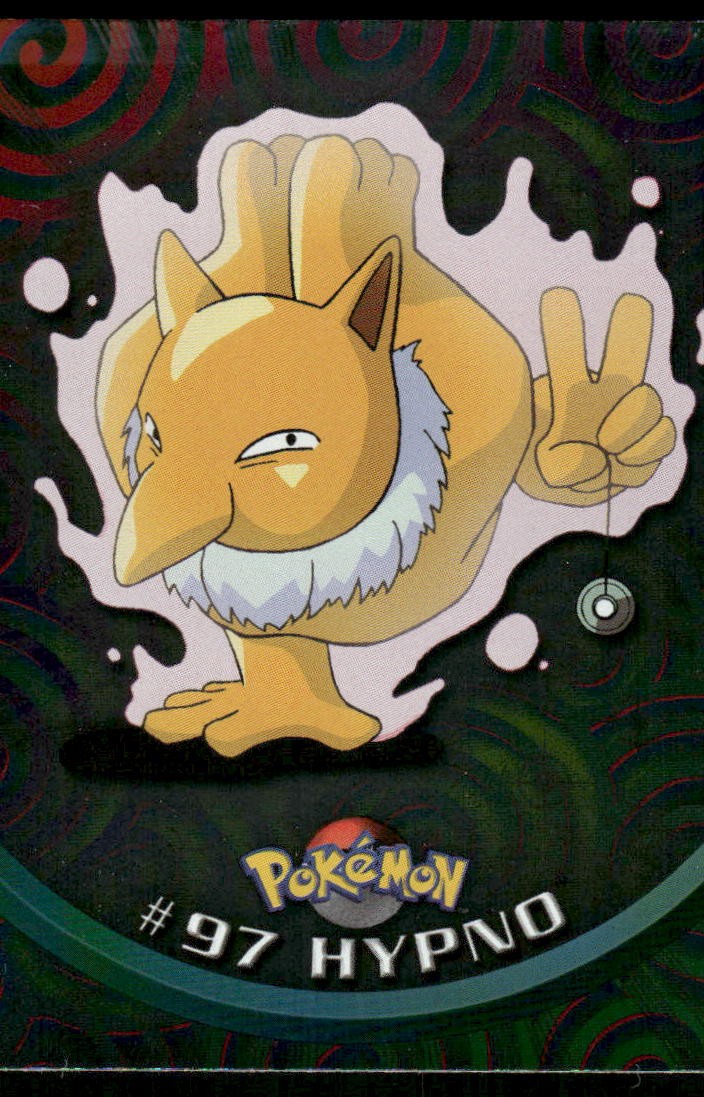 Pokemon Cards Hypno #97 Topps Trading Cards HOLO Series 2 NM0
