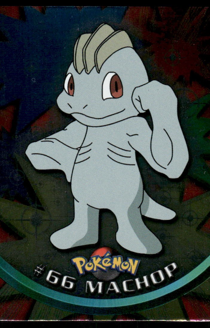 Pokemon Cards Machop #66 Topps HOLO Trading Cards Series 1 Holo NM0