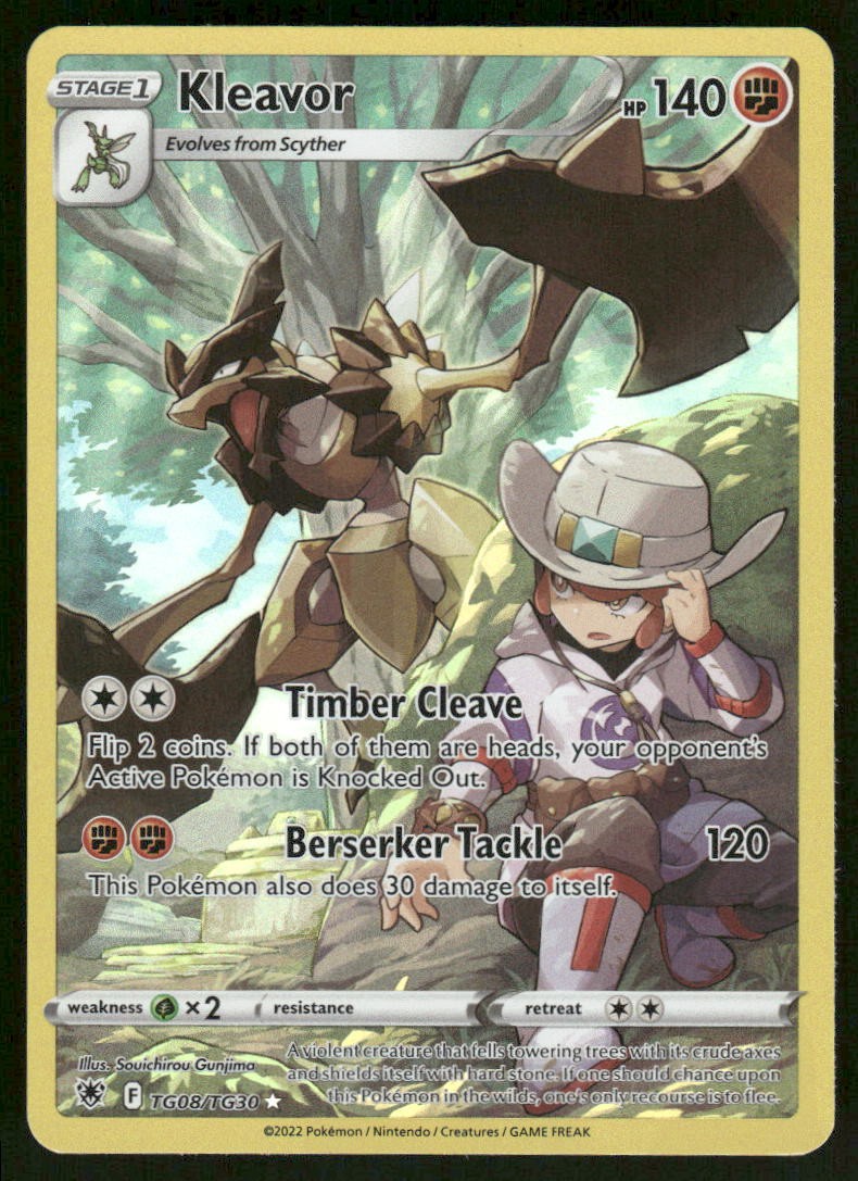 Pokemon Cards Kleavor TG08/TG30 Astral Radiance Trainer Gallery Holo NM0