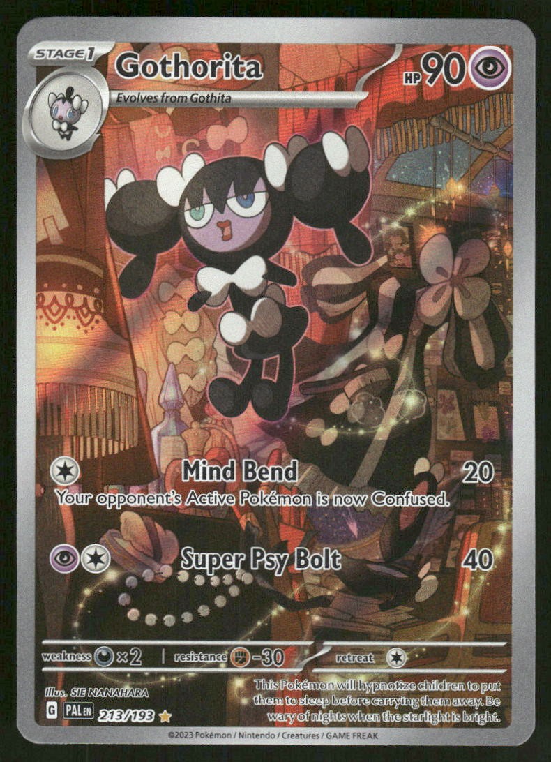 Pokemon Cards Gothorita 213/193 Paldea Evolved Illustration Rare NM0