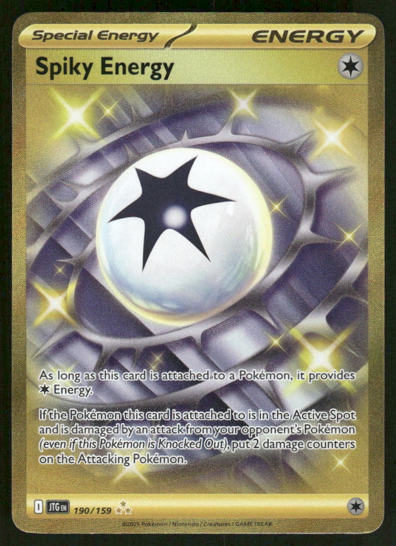 Pokemon Cards Spiky Energy 190/159 Journey Together Hyper Rare NM0