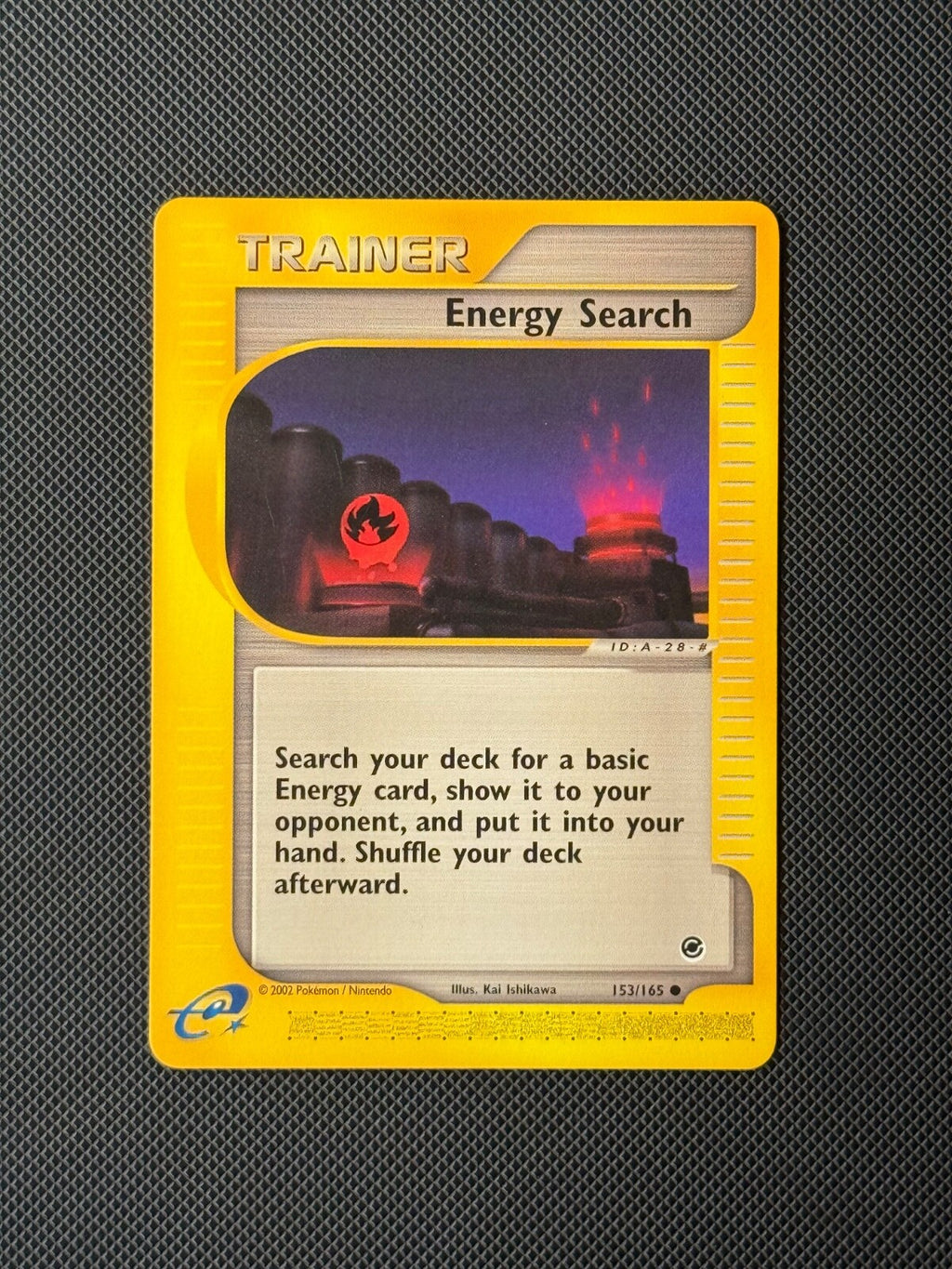 Energy Search 153/165 Pokémon Card Expedition Base Set Common WOTC NM0