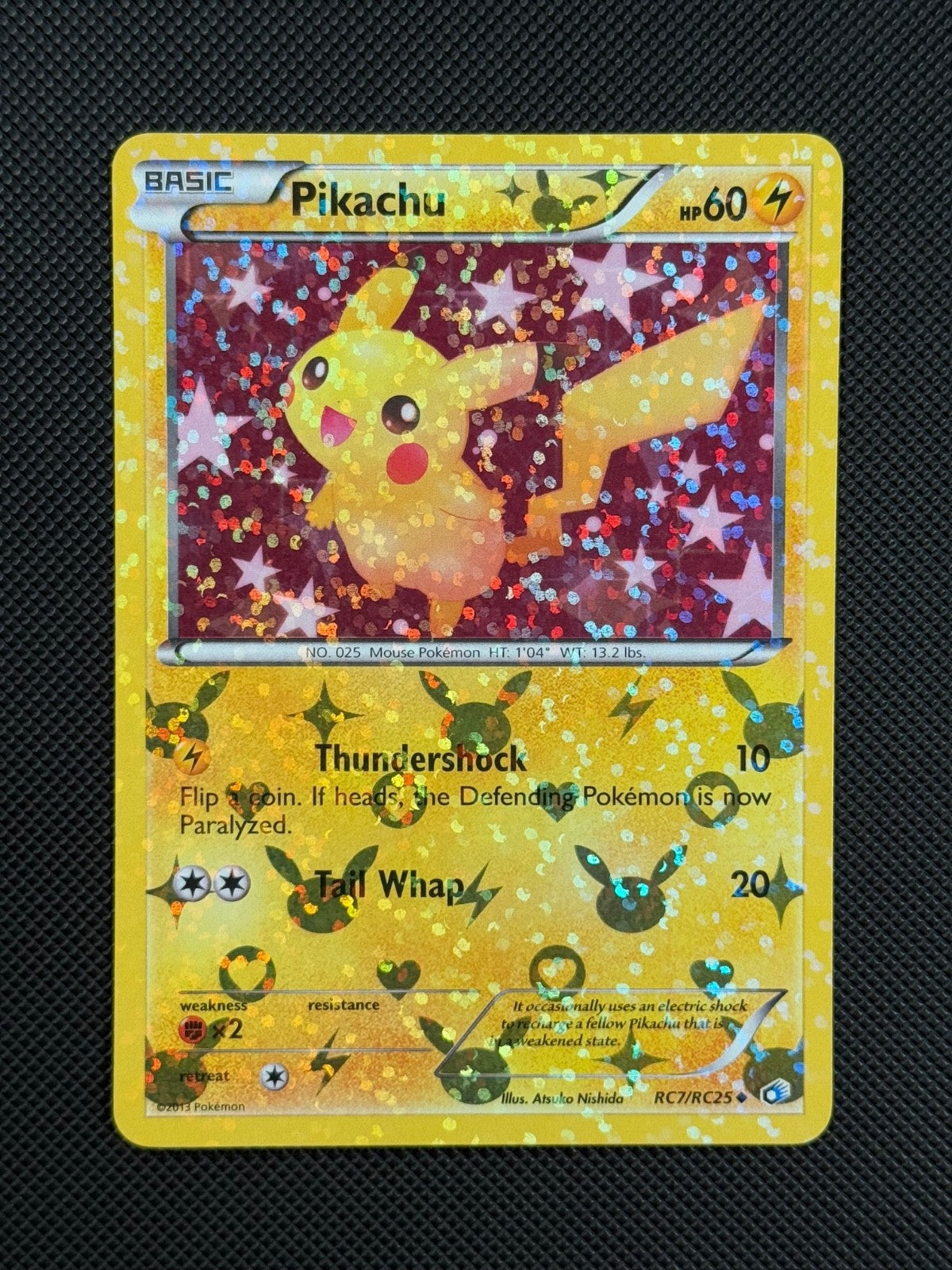 Pokémon Cards Pikachu RC7/RC25 Legendary Treasures Radiant Collection B&W Holo1