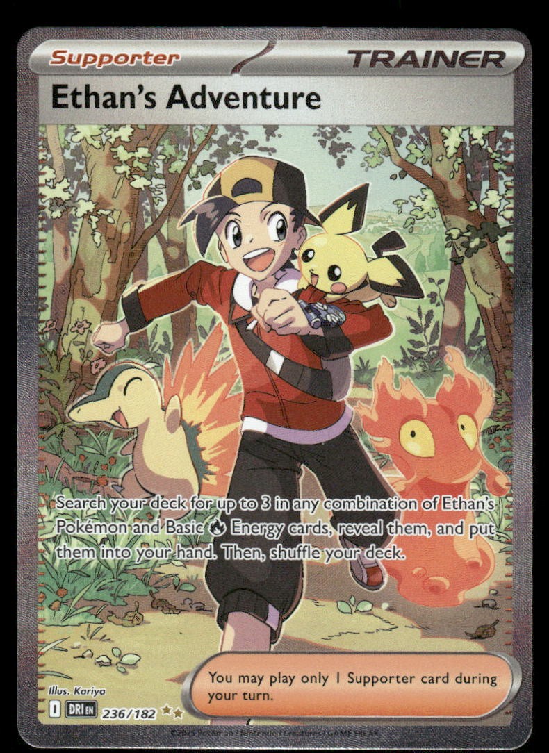 Pokemon Cards Ethan's Adventure 236/182 Destined Rivals NM *40