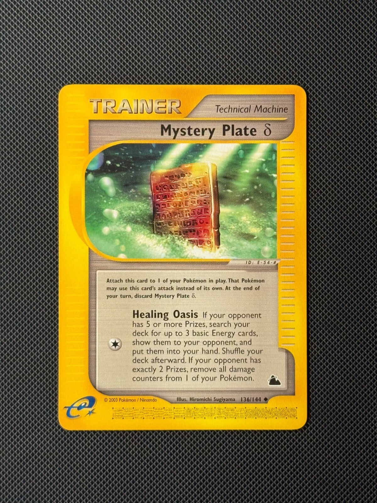 Mystery Plate 136/144 Pokémon Card Skyridge Uncommon WOTC NM0