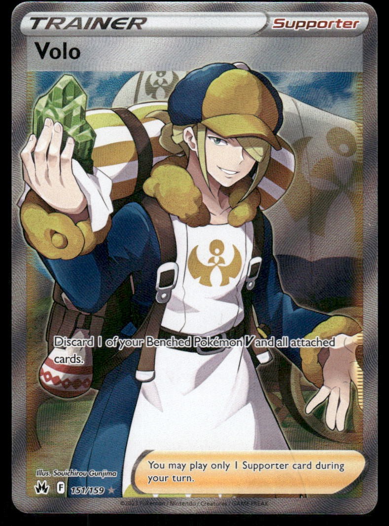 Pokemon Cards Volo 151/159 Crown Zenith Rare Ultra NM *30