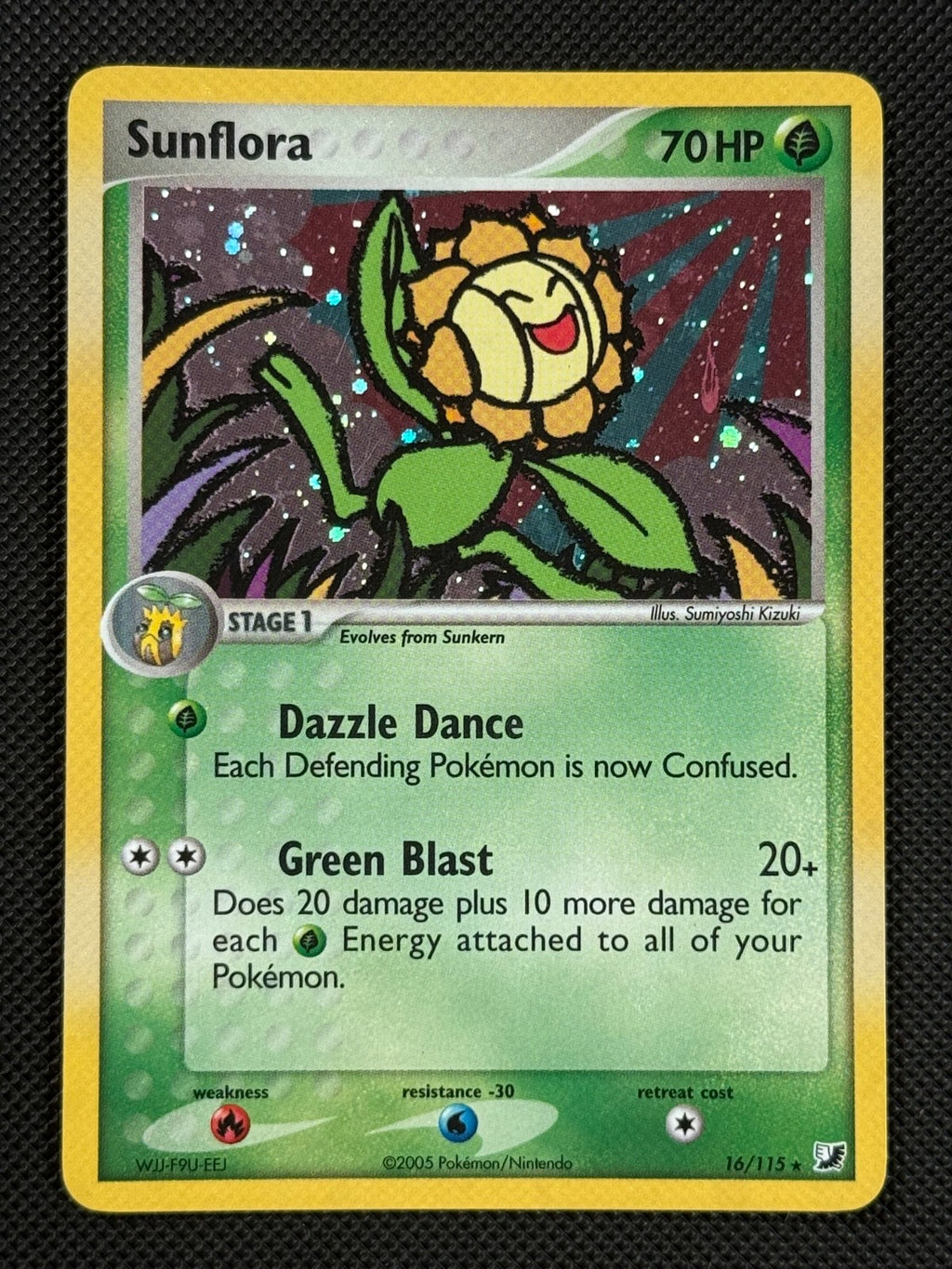 Sunflora 16/115 HOLO Pokémon Card EX Unseen Forces Rare 0