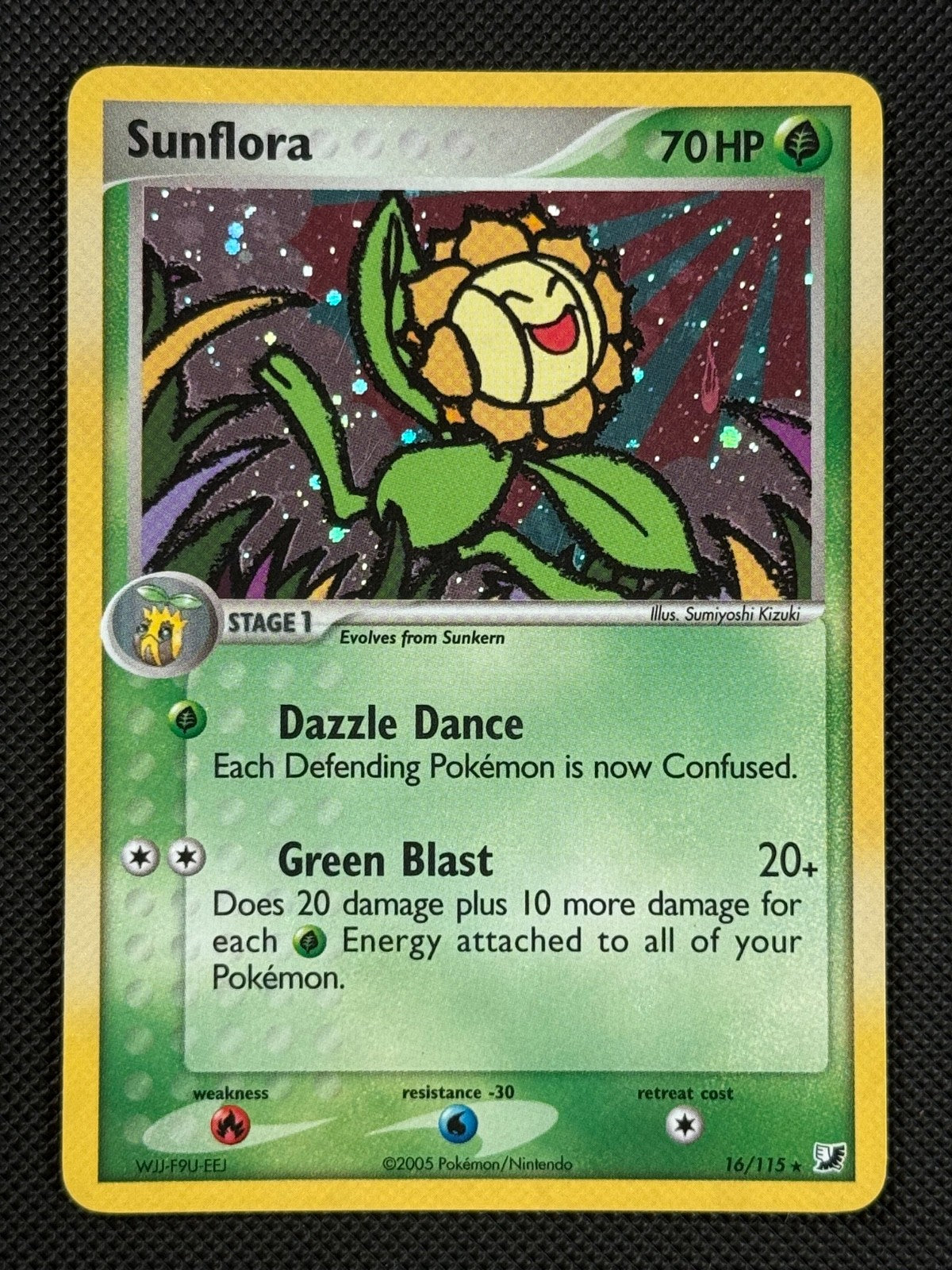 Sunflora 16/115 HOLO Pokémon Card EX Unseen Forces Rare 0