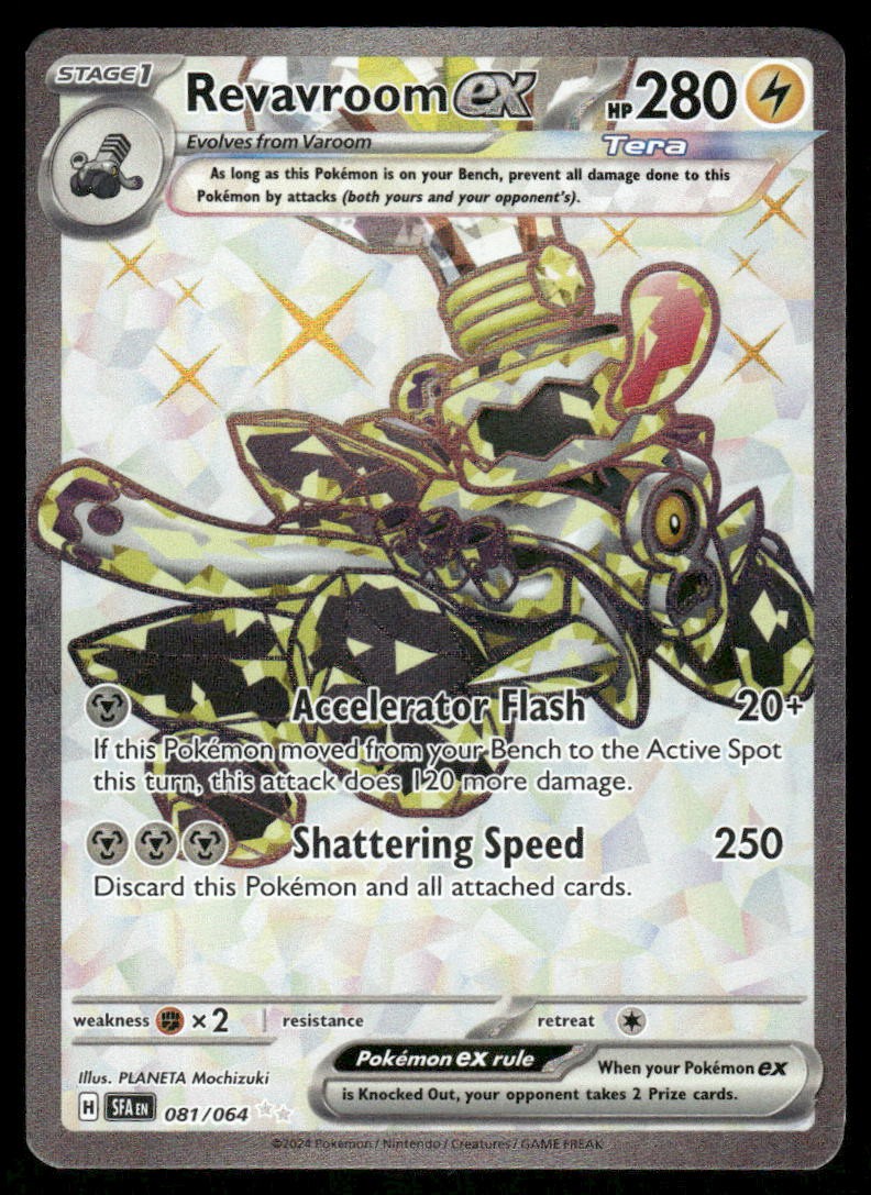 Pokemon Cards Revavroom ex 081/064 Shrouded Fable Ultra Rare NM0