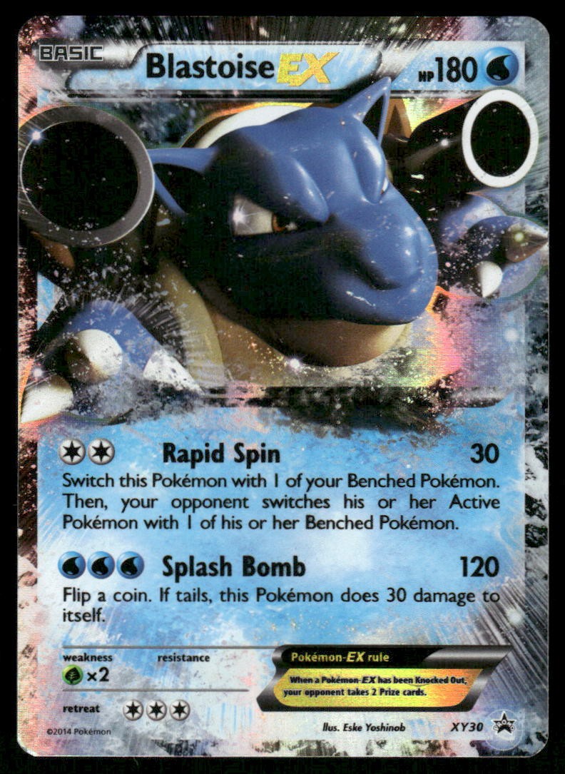Pokemon Cards Blastoise EX XY30 XY Black Star Promos Promo LP0