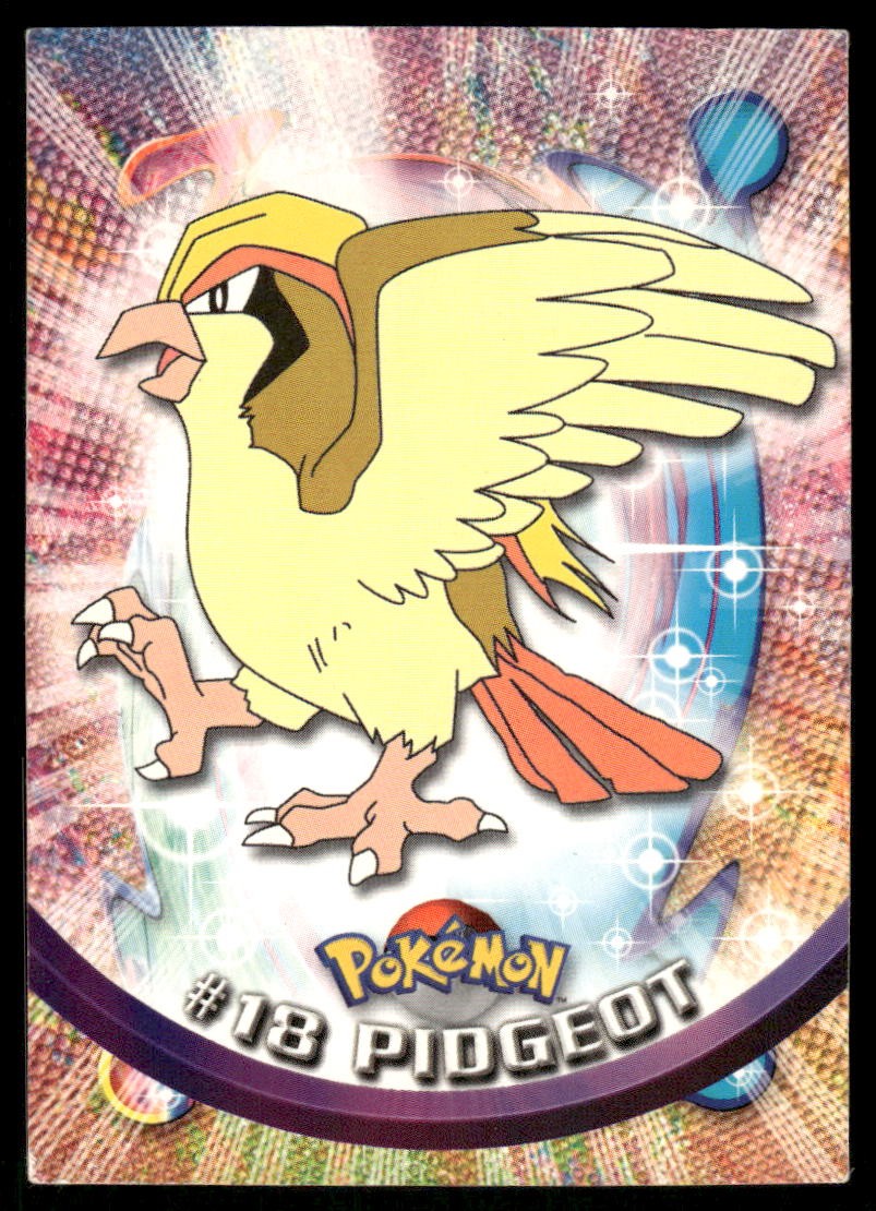 Pokemon Cards Pidgeot #18 Topps Trading Cards Series 1 LP *30