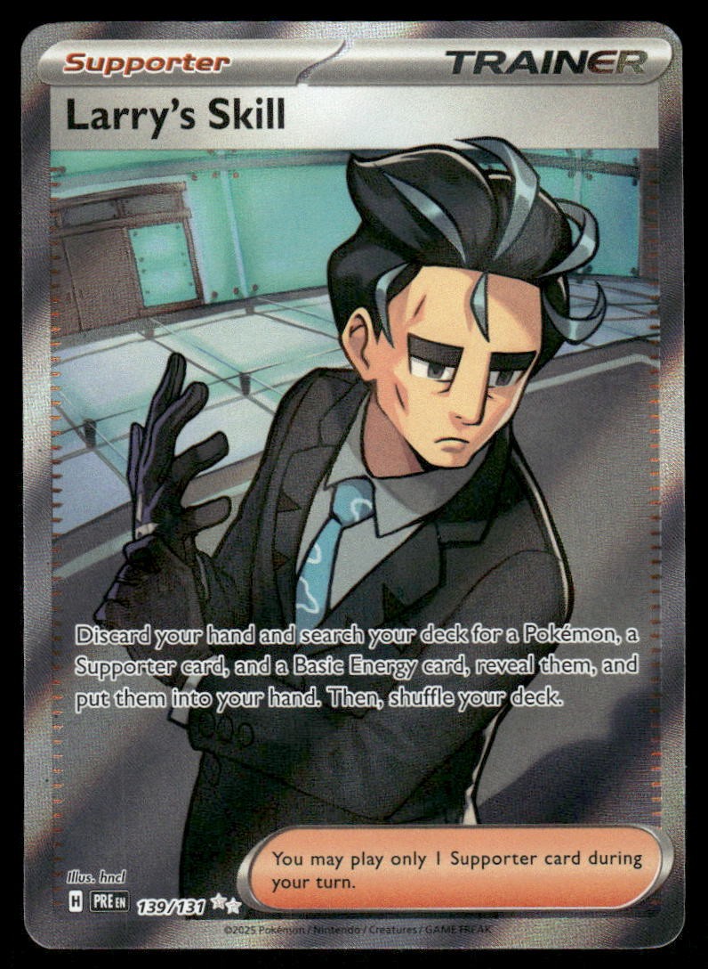 Pokemon Cards Larry's Skill 139/131 Prismatic Evolutions Ultra Rare NM0