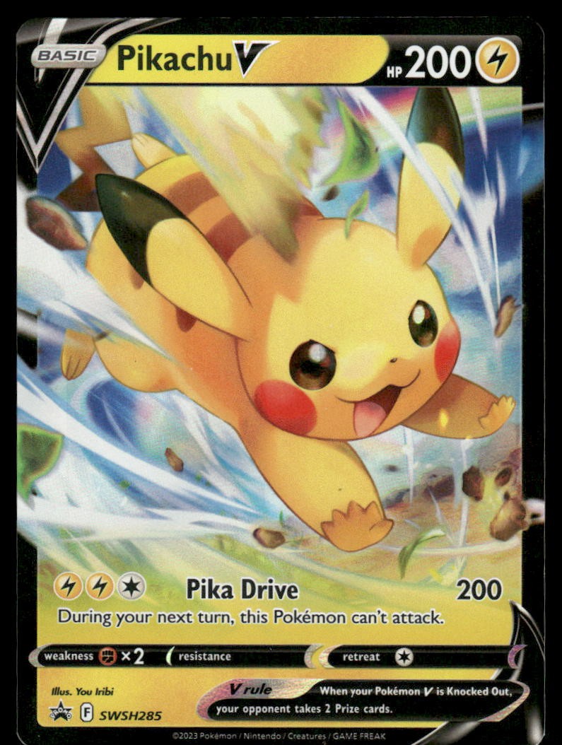 Pokemon Cards Pikachu V SWSH285 SWSH Black Star Promo NM0