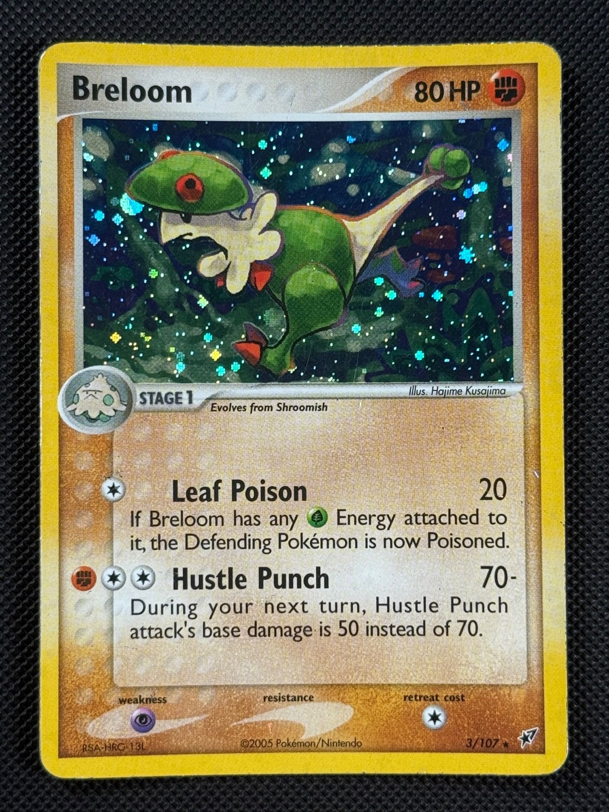 Breloom 3/107 HOLO Pokémon Card EX Deoxys Holo Rare0
